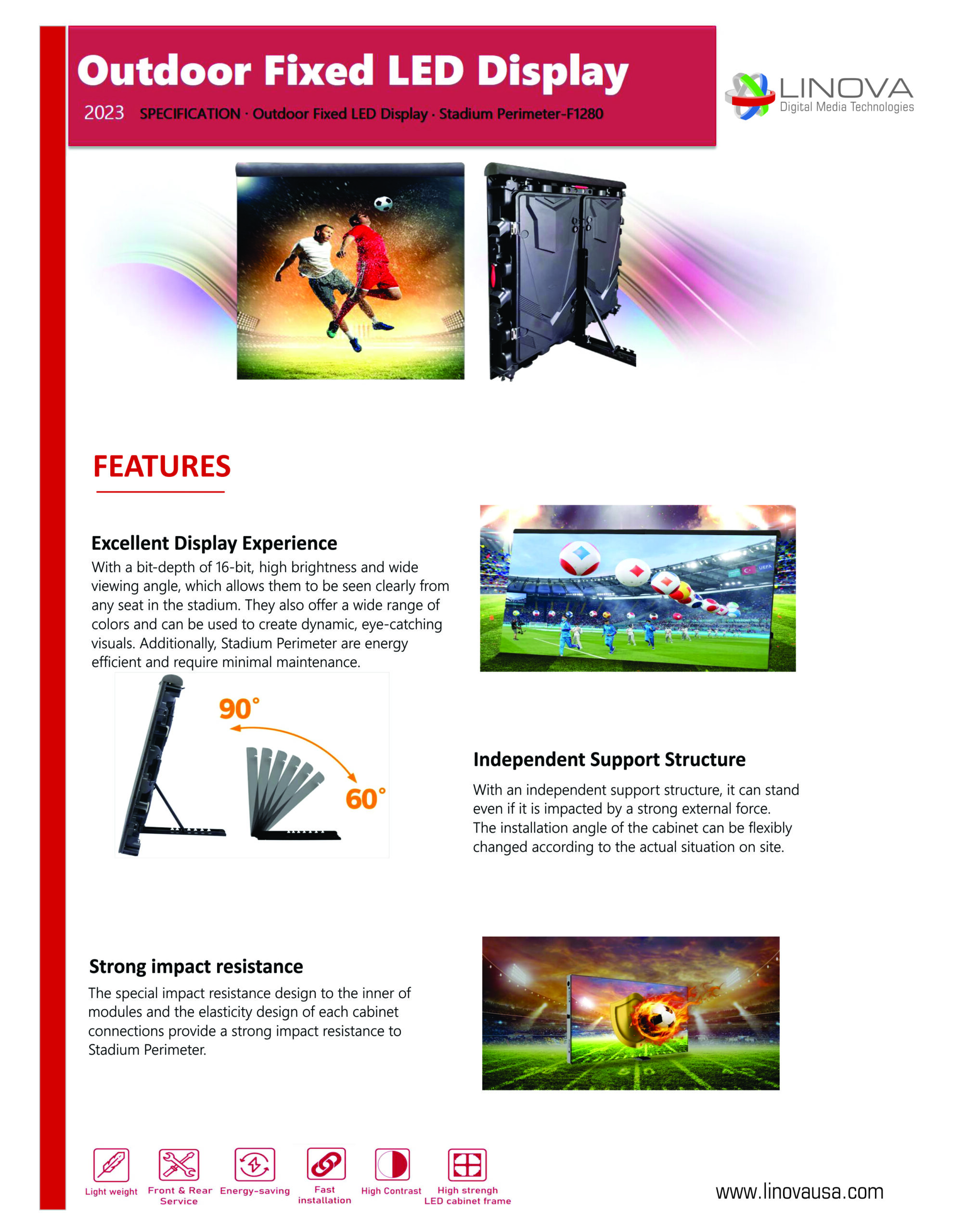 Stadium Perimeter F1280 brochure